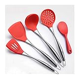 4. Einfach zu kochen, ein voller Satz, unter Rühren braten, leicht Suppe zu kochen, kann verschiedene Bedürfnisse der Küche treffen.Hohl Griff-Design, Wärmedämmung und Verbrühschutz, bequemes Handgefühl, leicht rutschfest zu verwenden.