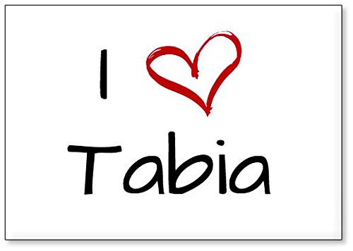 Mundus Souvenirs - Io Amo Tabia, calamita da frigo...