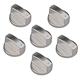 6 Pièces Bouton Plaque de Cuisson, Bouton de Poêle, 8 mm Boutons Réchaud à gaz Poignée universel en alliage de zinc de cuisine cuisinière Poignée Lock