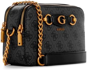 GUESS Izzy Camera Crossbody, Coal Logo: Handbags: Amazon.com
