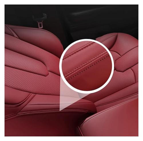 Housse de siège pour Range Rover Evoque 2012-2015 protection complète noir rouge