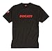 Ducati Ducatiana Basic Graphic Short Sleeve T-Shirt (MD, Black)