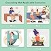 Grounding Mat, Energy, Pain Relief, Inflammation, Balance, Wellness. Earth Connected Therapy. Indoor Grounding at Home, Office, Work. 15 Foot Cord Included.B5, 23.6x12.9in
