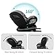 globalkids kindersitz 360 Drehbar isofix, i-Size(ECE R129) 40-150cm(0-36kg) Reboarder Baby Autositz, ab Geburt -12 Jahre,Grey