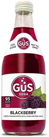 GuS Soda - Dry Blackberry - 12 oz (12 Glass Bottles)