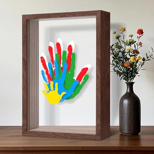 Kits de décoration d'empreintes de main MoFarbe, cadeau de famille pour nouveaux parents