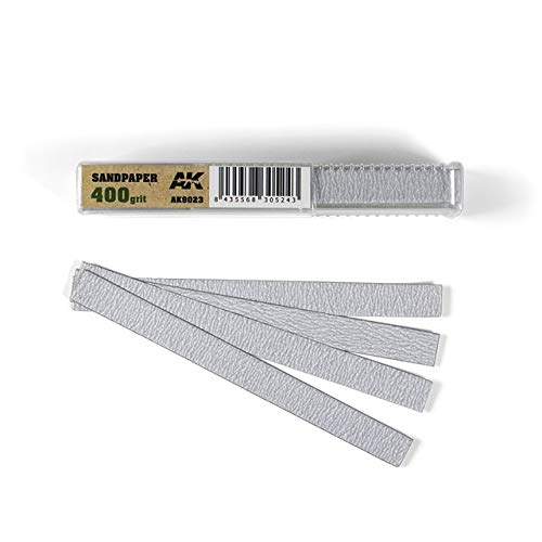 Éliminer les lignes de moule avec AK-Interactive 9023 papier abrasif grain 400