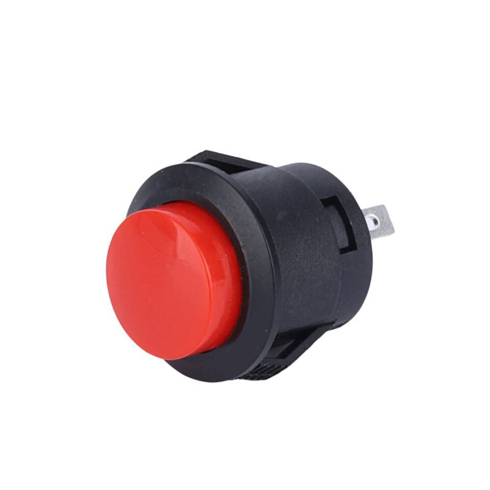 Interrupteur momentané 16mm multicolore lot de 10 boutons ronds 3A 250V