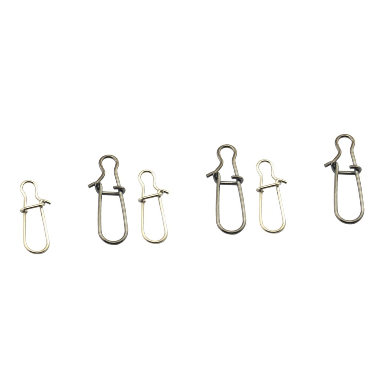POPETPOP 300 Pièces connecteur de Broche de pêche émerillon de pêche Fermoir de pêche Pieces Fishing goupille connecteur de sécurité pour la pêche connecteur de leurre de pêche palier Pivot