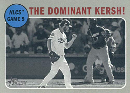 2019 Topps Heritage 197 Clayton Kershaw Los Angeles Dodgers Baseball Card