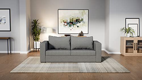 Elephant In A Box Dynamic Sofa - Convertible Couch For Living Or Dorm Room, Modular Sectional Sofa With Easy Set-Up, Grey #TOP1