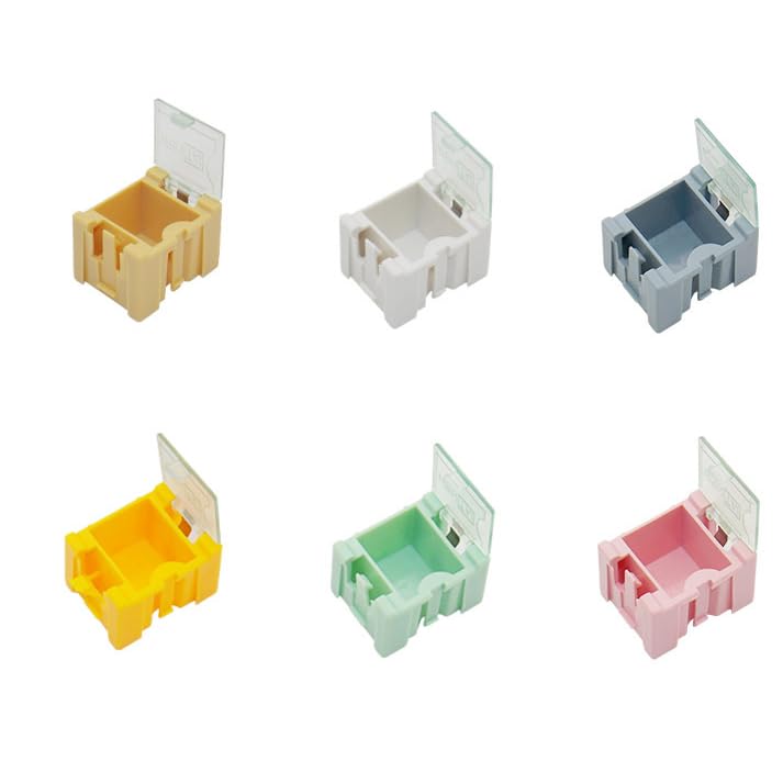Boîtes de rangement IC SMD blanches modulaires pour tri électronique - 5