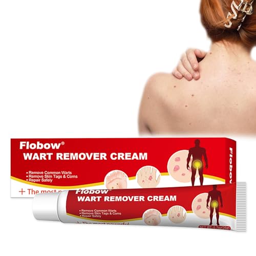 Wart and Verruca Removal Cream 20g | for All Parts of The Face,Body and Neck | Targets Common & Flat Warts | Plantar Wart