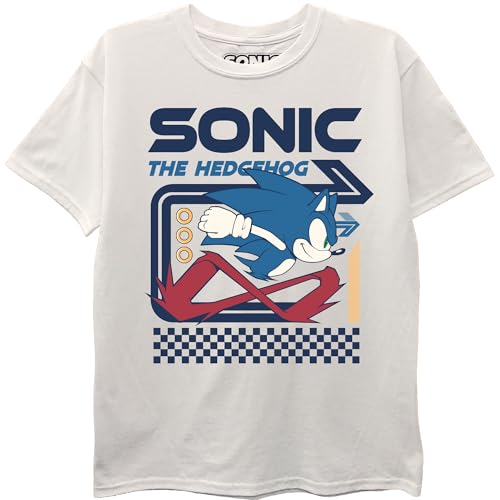 SEGA Boys' Sonic The Hedgehog Short Sleeve T-Shirt-Sizes 2-20 - Main Image
