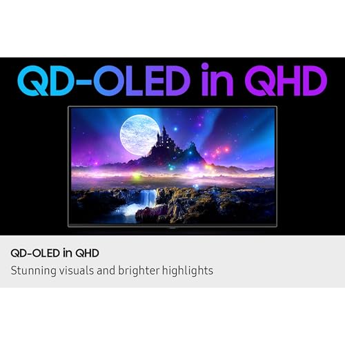 Samsung 27” Odyssey OLED G6 G60SF QHD QD-OLED Gaming Monitor, 500Hz Refresh Rate, 0.03ms (GtG) Response Time, G-Sync Compatible, VESA DisplayHDR TrueBlack 500, LS27FG602SNXZA, 2025, 3 Yr Warranty by Samsung - Image 4
