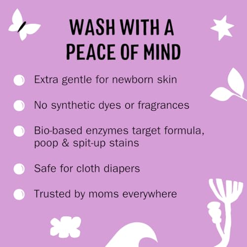 Molly's Suds Baby Laundry Detergent Powder | Removes Formula, Poop & Spit-Up Stains | Extra Gentle for Newborns (Sweet Baby Shea - 120 Loads)