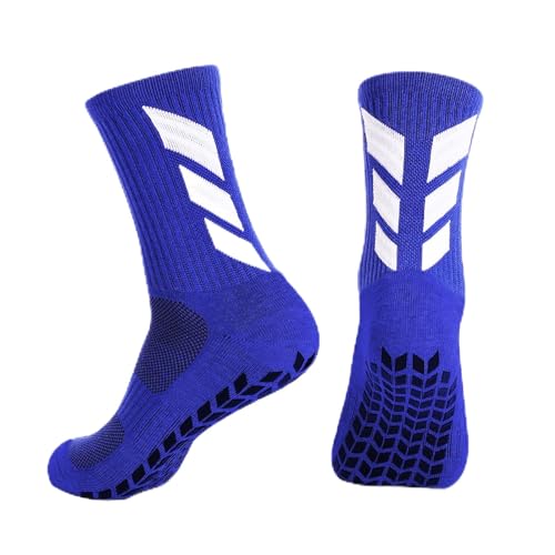 MENDENG Blue Socks Soccer Socks Youth Socks Mens Non Slip