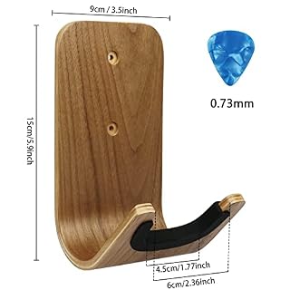 newgulzar Support Mural pour Guitare, Crochet de Guitare avec 5 médiators 0.73mm, Support Guitare Mural avec Vis et… - Les Beatles, Paul McCartney, John Lennon, RIngo Starr, George Harrison newgulzar Support Mural pour Guitare, Crochet de Guitare avec 5 médiators 0.73mm, Support Guitare Mural avec Vis et… – Image 2
