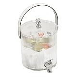 Plaque filtrante pour jus : la plaque filtrante amovible de notre distributeur de boissons empêche efficacement la pulpe ou les particules de se déverser, une décharge d'eau fluide. Dites adieu aux boissons bouchées et épaisses.