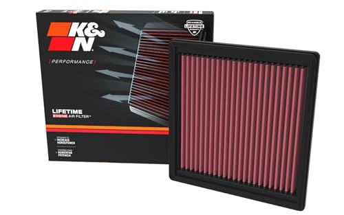 K&N High-Flow Original Lifetime Engine Air Filter: Increase Power: Premium, Washable: Compatible with 2021-2025 Lexus/Toyota: LX600, Land Cruiser, 33-3178