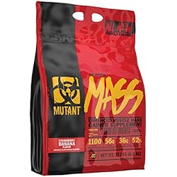 Mutant Mass | Weight Mass Gainer Protein Powder - high Calorie Protein Powder for Mass gain - Strawberry Banana - 15 Pound