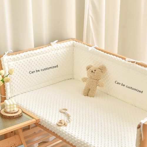 Personalizable Barrera Cama NiñOs CojíN Barandilla de Seguridad para NiñOs Alfombra AnticolisióN ProteccióN Integral Almohadilla de Choque CojíN de Borde de AlgodóN Chichonera Plegable