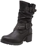 Schuhspitze: rund MUSTANG Damen Stiefeletten, Grau (Graphit 259), 37 EU