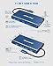 Hiearcool USB C Docking Station Dual Monitor, 11 in 1 Triple Display USB C Laptop Docking Station with 2 HDMI VGA, Type C Dongle Dock Compatible for Thunderbolt 3 4 Laptops