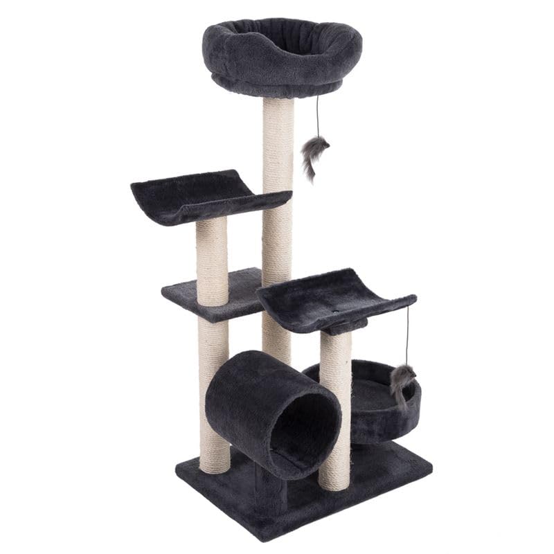 zooplus Kratzbaum Penelope | ideal auch für Kitten, große Katzenrassen oder Katzensenioren | Höhe: 116cm