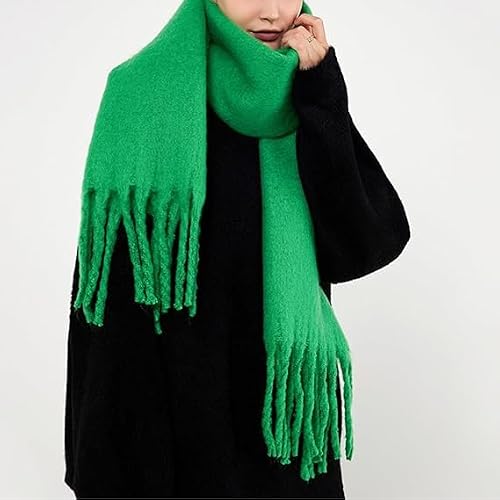 Krorifiu Women Chunky Oversized Scarf,Soft Warm Winter Big Blanket Scarves — view 2
