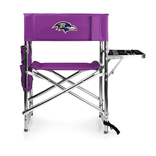 Image of Picnic TIME NFL Unisex-Adult NFL Sports Chair with Side Table, Beach Chair, Camp Chair for Adults