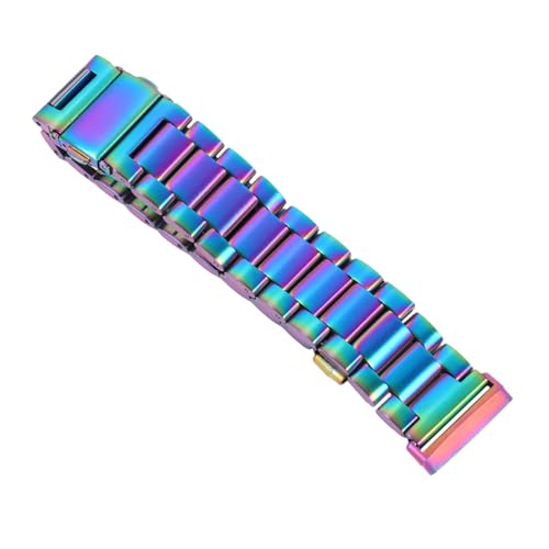 Bracelet de montre à dégagement rapide coloré en acier inoxydable pour montre connectée