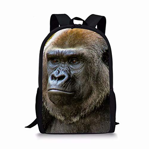 Sac à dos chimpanzé résistant pour transporter les livres d'école