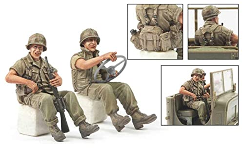 Kit de figura en resina conductor camión 1:35 sin ensamblar miniatura 1