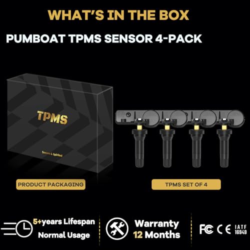 TPMS(Tire Pressure Sensor) FIT Lacrosse/Encore/Enclave/SRX 4pcs 315Mhz by PUMBOAT - Used condition - Image 9