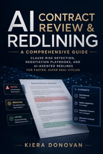 AI Contract Review & Redlining: A Comprehensive Guide: Clause Risk Detection, Negotiation Playbooks, and AI-Assisted Redlines for Faster, Safer Deal Cycles