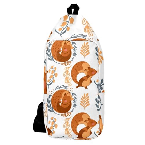 Mochila de hombro para senderismo y bolsa cruzada multicolor de viaje