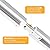 VANoopee 12-Light LED Track Lighting Kit with 13FT H Type Track Lighting Rail and Floating Canopy Connector, Dimmable LED Track Lighting Fixtures Ceiling Spot Light 3000K 10W White