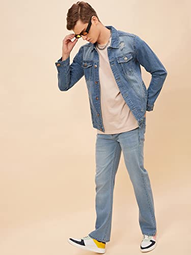 Image of HIGH Star Men's Stretch Fit Mid Rise Jeans