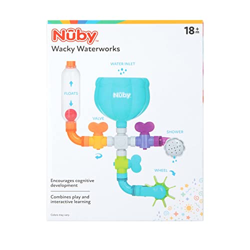 Nuby 80902 Wacky Waterworks Pipes Bath Toy - Baby Bathtub Toy thumb #9