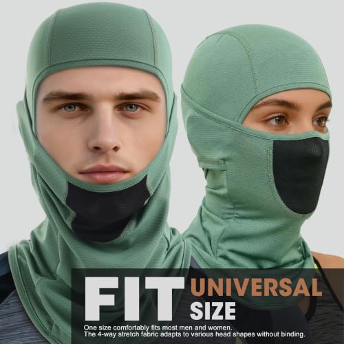 Image of WTACTFUL Breathable Balaclava Face Mask Men, Summer UPF 50+ Sun Protection