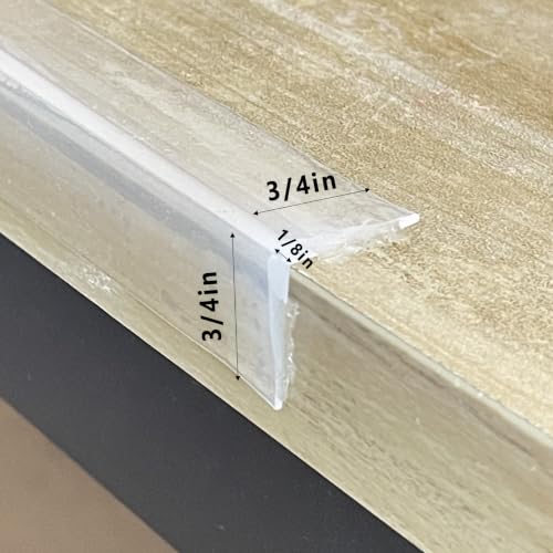 Image of Edge Protector Baby Proofing Corner Guards, Clear, 3 /4x3 /4 in Depth, 12 FT