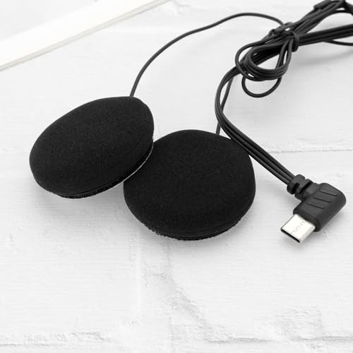 Micro Traders 1 peça intercomunicador de capacete de motocicleta tipo C cotovelo microfone intercomu