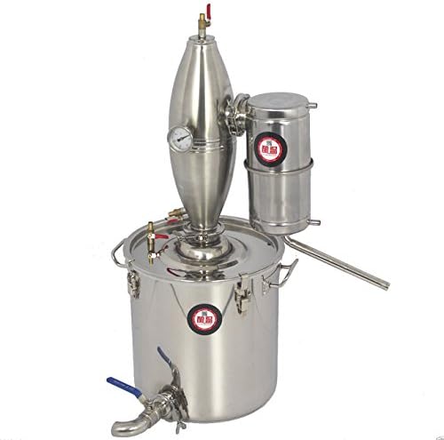 New 18L Alcohol Stainless Distiller Home Brew Kit Moonshine Still Wine Making Boiler