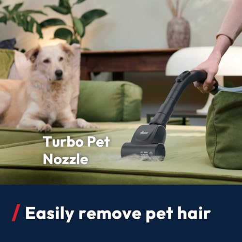 Hoover HP1 Pet Powerful Cylinder Vacuum Cleaner with Pet Hair Tool - Bagless, Compact, Lightweight, Corded, Washable EPA Filter, Large 2L Bin Capacity, Onboard Accessories, 700w [HP120PET] - Image 5