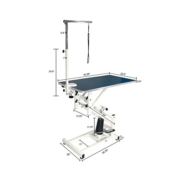 Flying Pig Heavy Duty Dog Pet Hydraulic Lift Grooming Table Topdogsupply