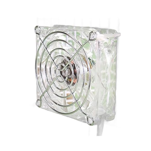 CHENZILIN Pet Cooling Fan Portable Acrylic USB Desk Cooling Fan Pet Cage Fan for Hamster Rabbits Dogs Supplies Pet Cage