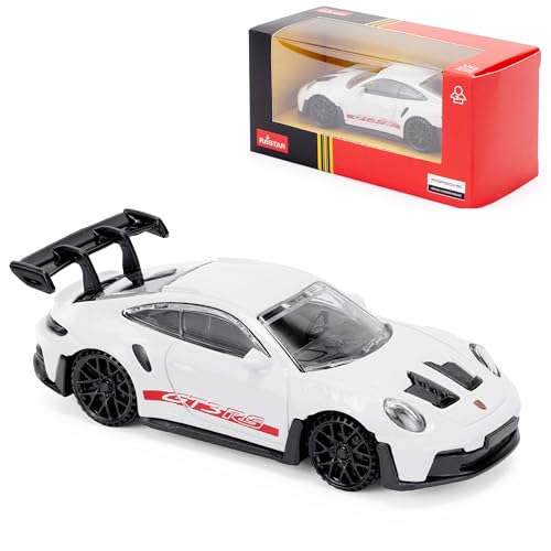 Porsche 911 GT3 RS 1:43 Scale Die-Cast Model Car - Bianco | Dettagliata Collectors Edition Diecast | Prodotto con licenza ufficiale