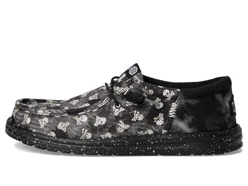 HEYDUDE Men's Wally Funk Skull Print Slip-On4
