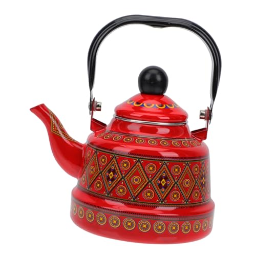 PRETYZOOM Water Heating Pot Elegant Kitchen Teakettle for Gas Induction Cookers Capacity Boiling Kettle Easy Fill Clean Design Comfortable Handle